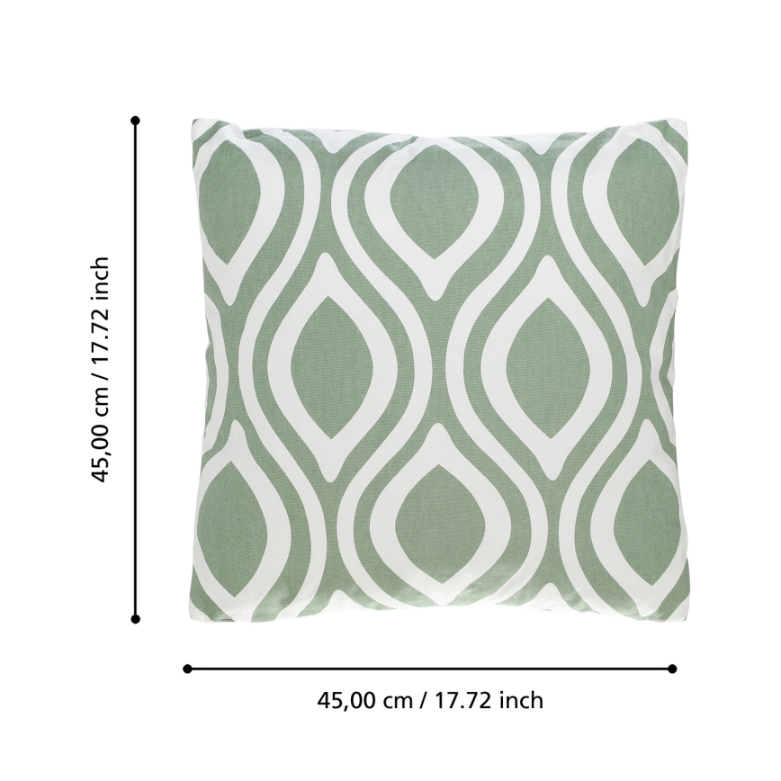 Eglo 420294 - Coussin décoratif CHEVERY 45x45 cm vert