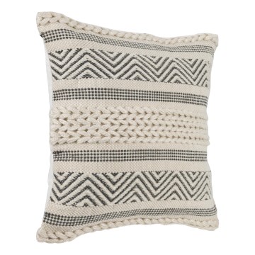 Eglo 420304 - Coussin décoratif MELUT 45x45 cm crème/noir