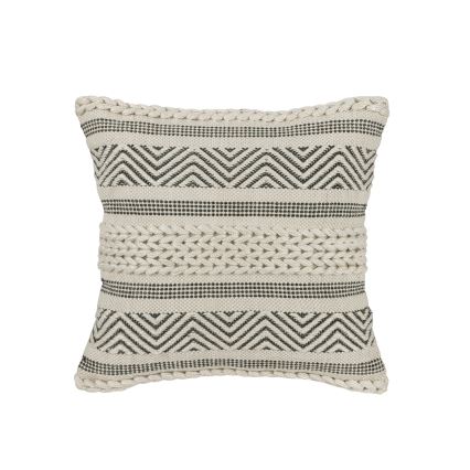 Eglo 420304 - Coussin décoratif MELUT 45x45 cm crème/noir