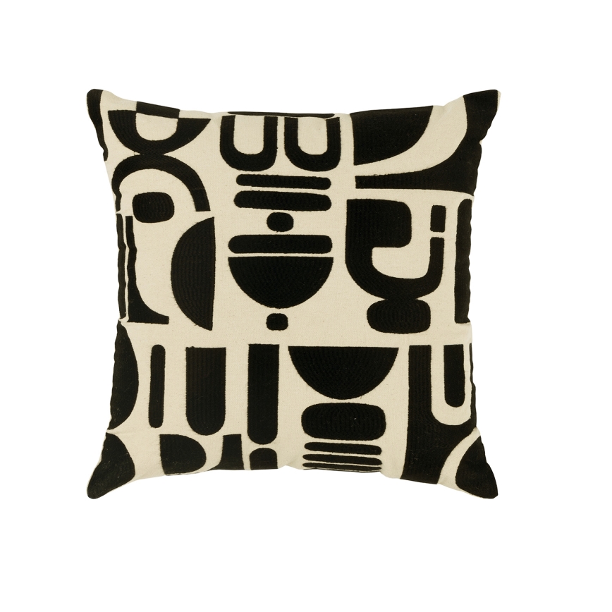 Eglo 420307 - Coussin décoratif CHEVERY 45x45 cm crème/noir