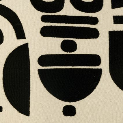 Eglo 420307 - Coussin décoratif CHEVERY 45x45 cm crème/noir