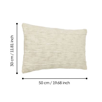 Eglo 420336 - Coussin décoratif SHILABO 50 x 30 cm beige