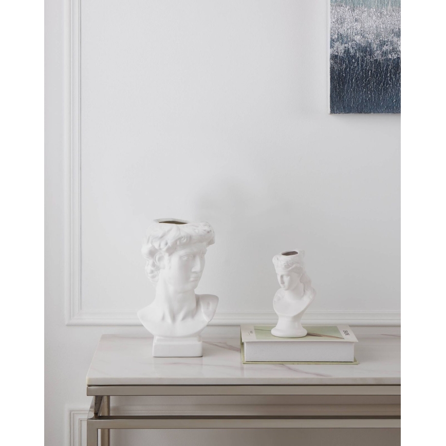 Eglo - Vase en céramique 26x16 cm blanc