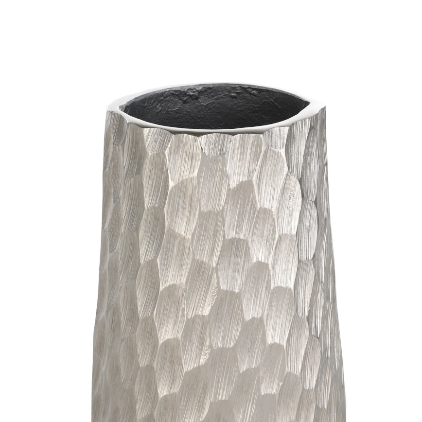 Eglo - Vase en métal 40,5x14 cm argent