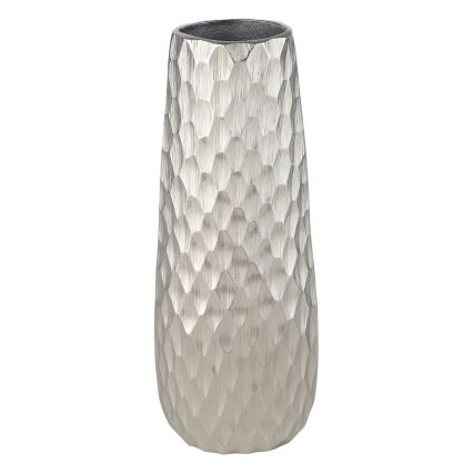 Eglo - Vase en métal 31x12 cm argent