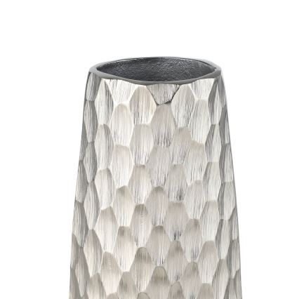 Eglo - Vase en métal 31x12 cm argent