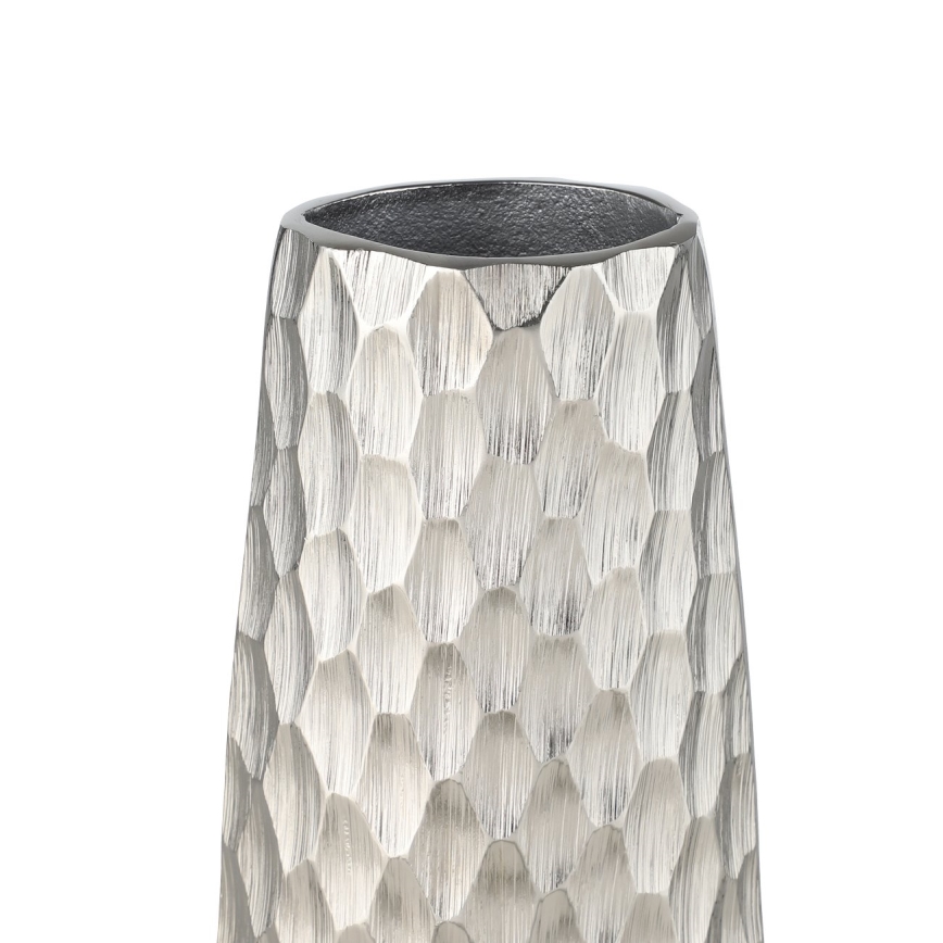 Eglo - Vase en métal 31x12 cm argent