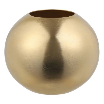 Eglo - Vase en métal 16,5x18 cm doré