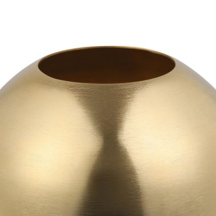 Eglo - Vase en métal 16,5x18 cm doré