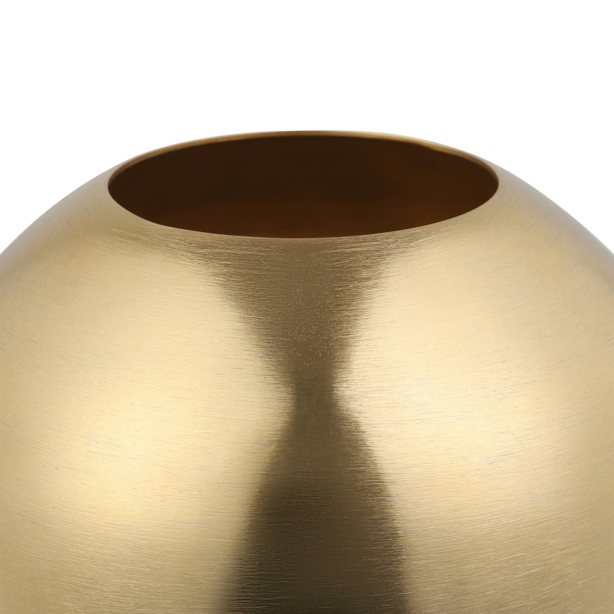 Eglo - Vase en métal 16,5x18 cm doré