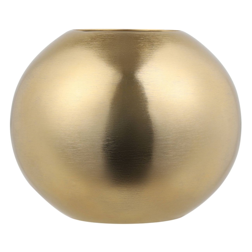 Eglo - Vase en métal 16,5x18 cm doré