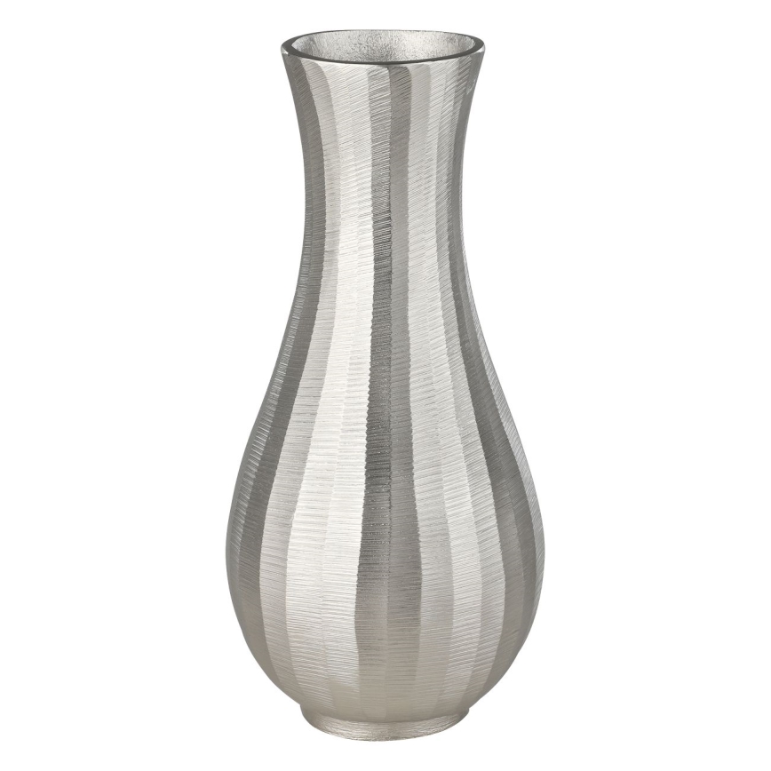 Eglo - Vase en métal 28,5x13 cm argent