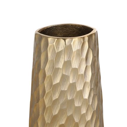 Eglo - Vase en métal 40,5x14 cm doré
