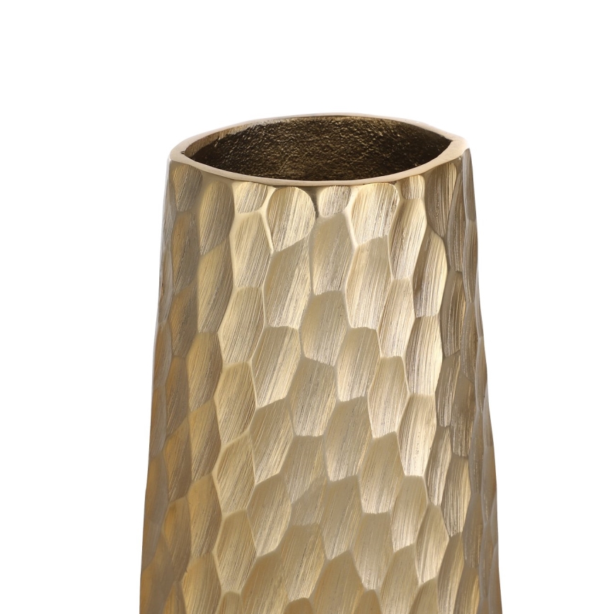 Eglo - Vase en métal 40,5x14 cm doré