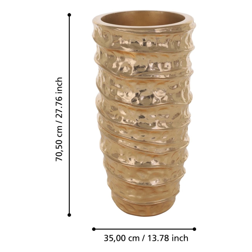 Eglo - Vase 70,5x35 cm doré