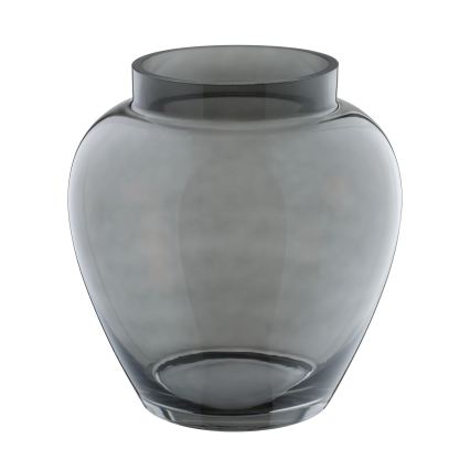 Eglo 421211 - Vase en verre ASINDRO 23,5 x 22 cm noir/fumé