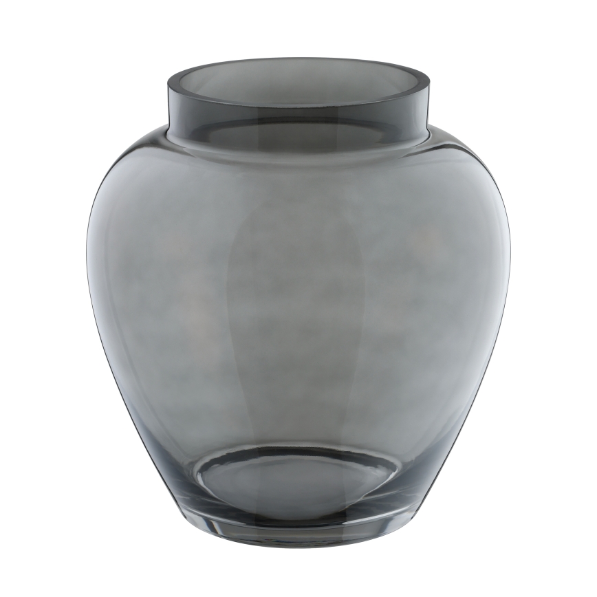 Eglo 421211 - Vase en verre ASINDRO 23,5 x 22 cm noir/fumé