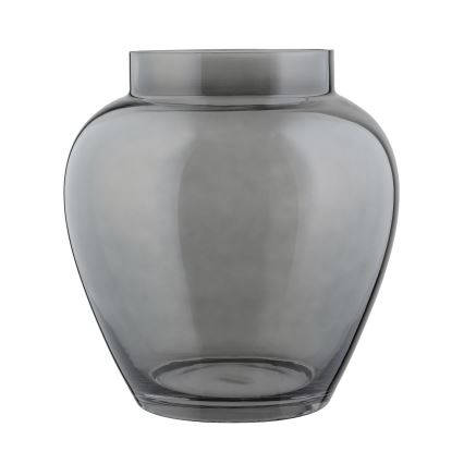Eglo 421211 - Vase en verre ASINDRO 23,5 x 22 cm noir/fumé