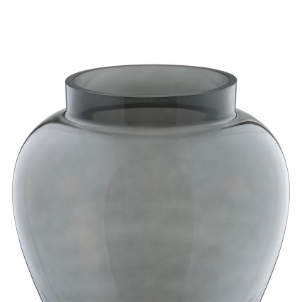 Eglo 421211 - Vase en verre ASINDRO 23,5 x 22 cm noir/fumé