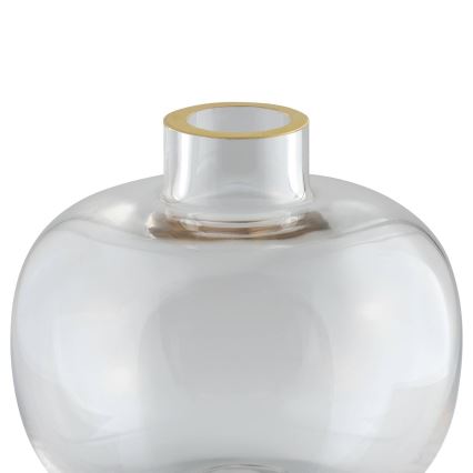 Eglo 421214 - Vase en verre SIRANANA 11,8x13 cm transparent/doré