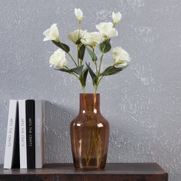 Eglo 421224 - Vase en verre SIRANANA 25 x 13,3 cm brun/fumé