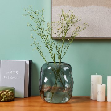 Eglo 421239 - Vase en verre MAROSAVA 23x20 cm noir/fumé