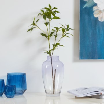 Eglo 421356 - Vase en verre KENYASI 27x15,5 cm violet