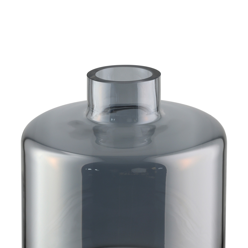 Eglo 421385 - Vase en verre NABAS 24,5x21 cm noir/fumé