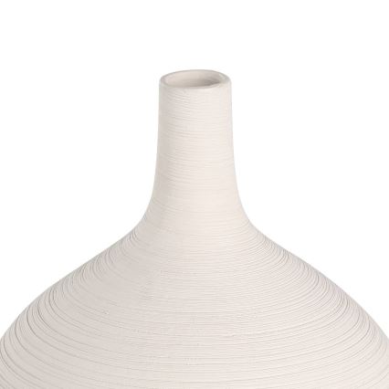 Eglo - Vase en céramique 22x16 cm blanc/doré