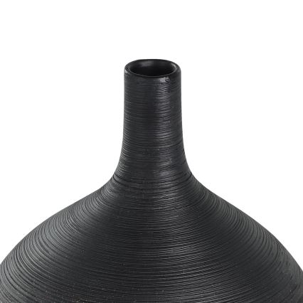 Eglo - Vase en céramique 22x16 cm noir/doré