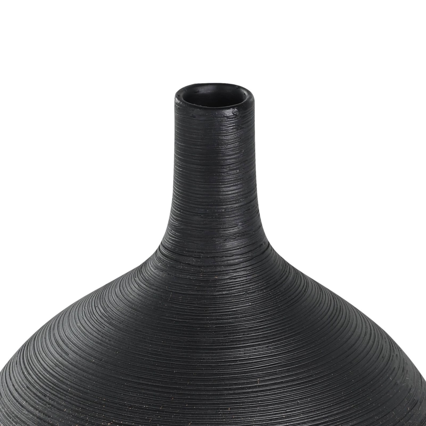 Eglo - Vase en céramique 22x16 cm noir/doré