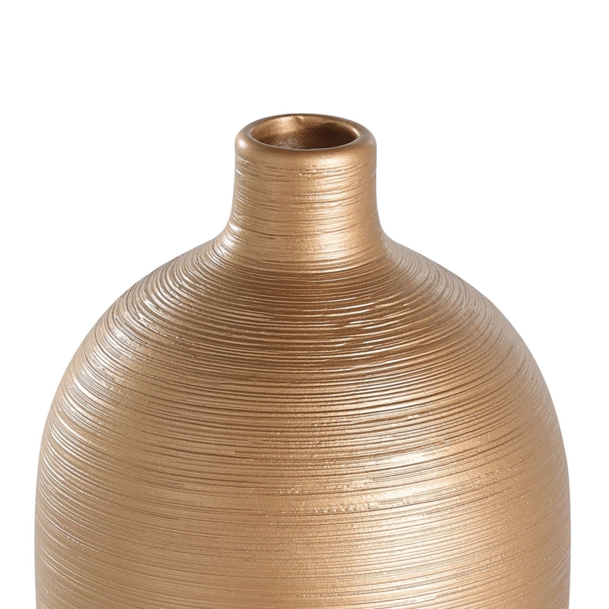 Eglo - Vase en céramique 28x15 cm blanc/doré