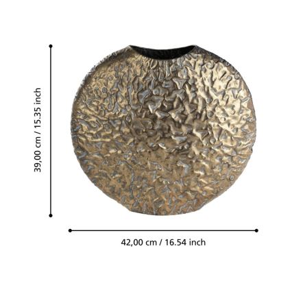 Eglo 421637 - Vase en métal LENGGENG 39 x 42 cm, finition bronze