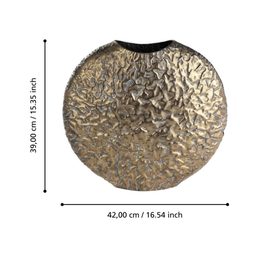 Eglo 421637 - Vase en métal LENGGENG 39 x 42 cm, finition bronze
