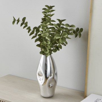 Eglo 421682 - Vase en verre XIPORAI 28,5 x 14,5 cm chromé brillant