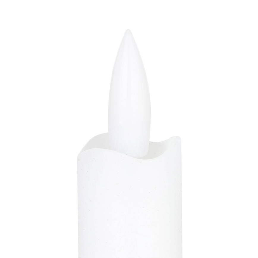 Eglo - LOT 2x Bougie LED/1xAAA 24,5 cm blanc