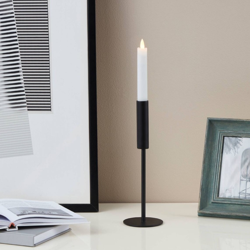 Eglo - LOT 2x Bougie LED/1xAAA 15 cm blanc