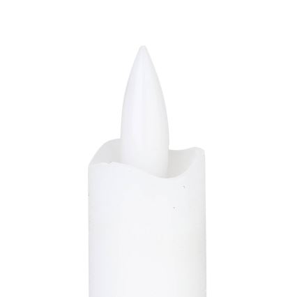 Eglo - LOT 2x Bougie LED/1xAAA 15 cm blanc