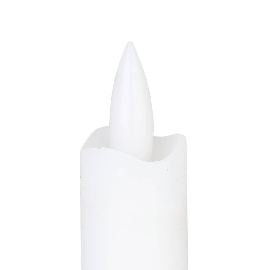 Eglo - LOT 2x Bougie LED/1xAAA 15 cm blanc