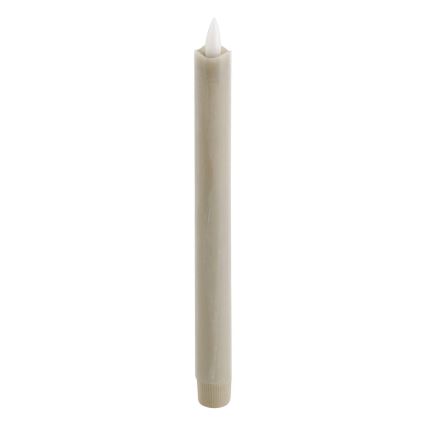 Eglo - LOT 2x Bougie LED/1xAAA 24,5 cm beige