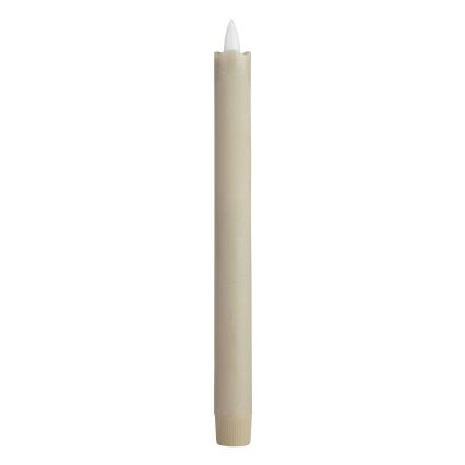Eglo - LOT 2x Bougie LED/1xAAA 24,5 cm beige