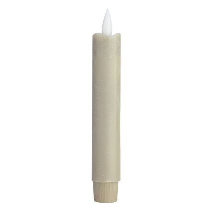 Eglo - LOT 2x Bougie LED/1xAAA 15 cm beige