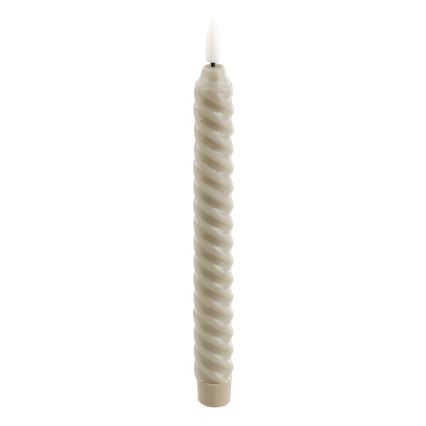 Eglo - LOT 2x Bougie LED/1xAAA 24,5 cm beige