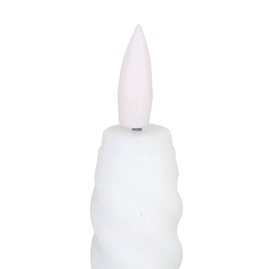 Eglo - LOT 2x Bougie LED/1xAAA 15 cm blanc