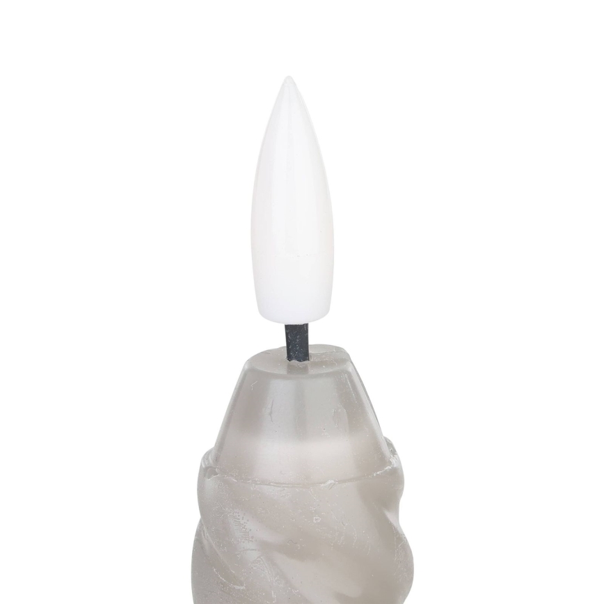 Eglo - LOT 2x Bougie LED/1xAAA 25 cm gris