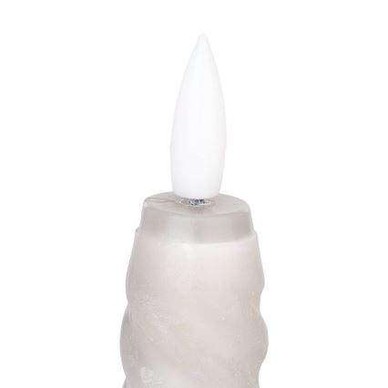 Eglo - LOT 2x Bougie LED/1xAAA 15 cm gris