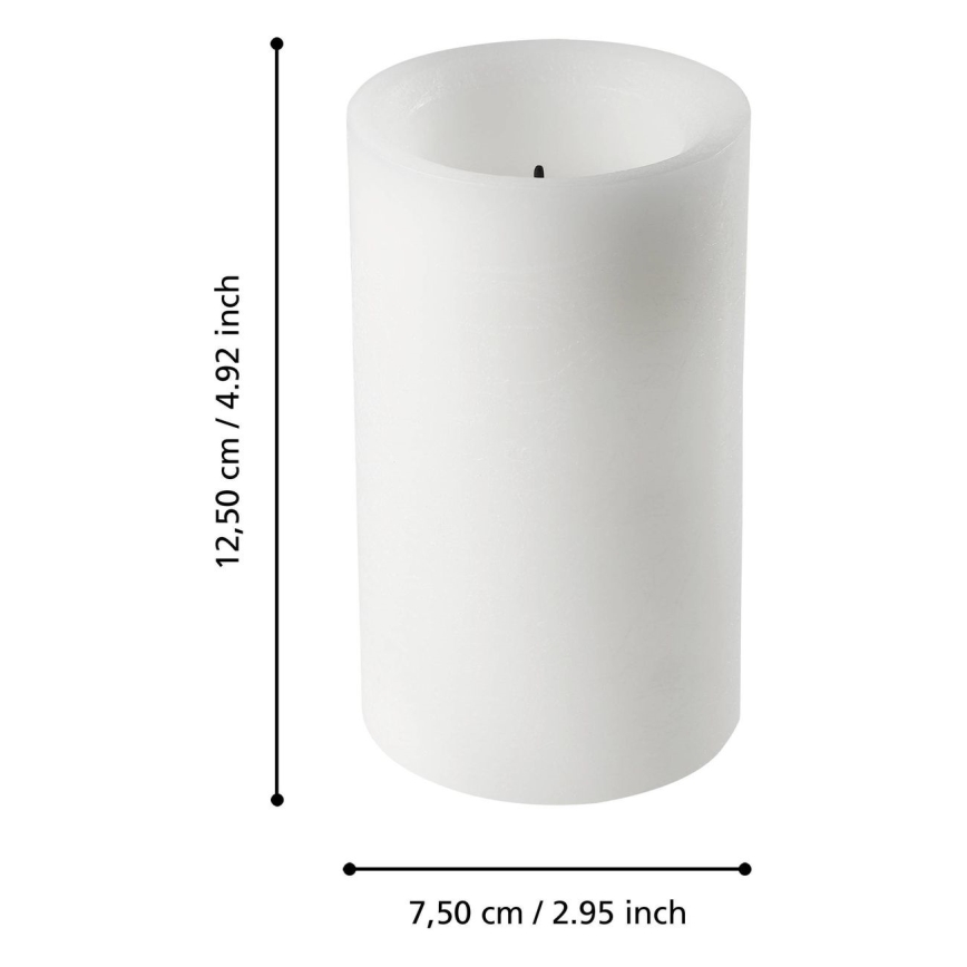 Eglo - Bougie LED/2xAA blanc chaud