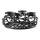 Eglo 422732 - Bougeoir OROQUIETA 13,5x35 cm noir