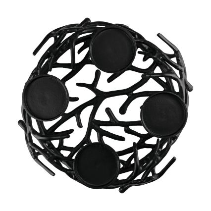 Eglo 422732 - Bougeoir OROQUIETA 13,5x35 cm noir