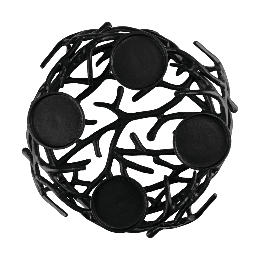 Eglo 422732 - Bougeoir OROQUIETA 13,5x35 cm noir
